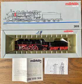 3618 M Rklin Marklin Digital H0 Ho Drg Br 18 Steam Locomotive Obx Exc