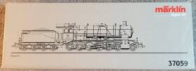 37059 M Rklin Marklin Series K K.w.st.e. Freight Locomotive With A Tender Ho Ac Digital
