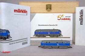 88806 M Rklin Marklin Pressnitz Valley Railroad Inc. Class 218 Diesel Locomotive Z Scale