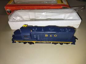 402-61g Mantua 406-25 Emd F7 Gn 479 Loco Nib And 6 Matching Used Alum Passenger Cars