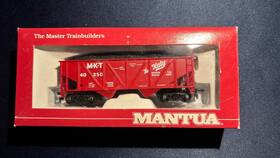 729-077 Mantua Ho Heavy 32ft Hopper Mkt The Katy Model Red Boxed
