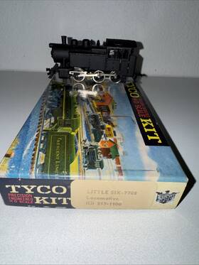 7702 Mantua K217 Ho Tyco Little Six 0-6-0 Kit Assembled