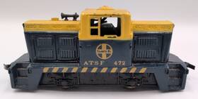 T227 Mantua Tyco Ho Scale Atsf 472 Plymouth Center Cab Industrial Switcher Locomotive