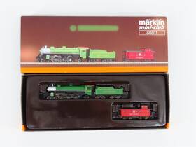 88811 Marklin Z Scale Mini-club Sou Southern 4-6-2 Steam #1401 With Caboose