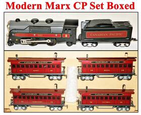 Marx 8341-1592 Modern Production 8341 And 5192 Canadian Pacific 2-4-2 4-pass.cars 1990s