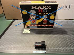 Marx Nh-1621 Ho Train New Haven Nh 1621 Diesel Yard Switcher Locomotive Runs F And R Lot D