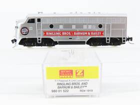 Micro-trains 98001522 Z Scale Micro-trains Mtl Ringling Bros F7a Diesel Locomotive #1919