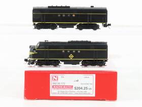 99200172 Micro-trains Line 695140007301 N Scale Mtl Erie Railroad Emd Fta/b Diesel Set
