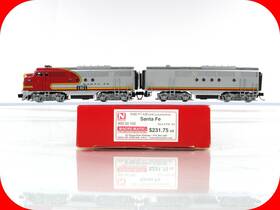 99200102 Micro-trains Line Mtl N Scale Santa Fe Emd Ft A/b Set #161 - Dcc Ready