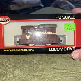 Model Power 037135067097 Ho Porter Hustler Locomotive Pennsylvania 6709 - Runs Great With Box