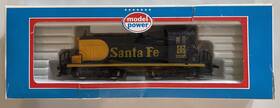 2325 Model Power 6823 Ho Scale Emd Sw 1 Santa Fe #2325 Locomotive In Original Box