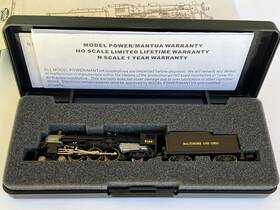 7402 Model Power 7412 N Scale Superior Quality Metal Usra 4-6-2 B&o Locomotive