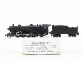 7570 Model Power N Scale Undecorated 2-8-2 Steam Locomotive