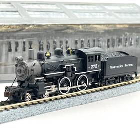 876291 Model Power Northern Pacific 4-4-0 American Steam Locomotive Dcc Sound N Scale