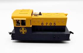 96705-atsf Model Power Ho 6705 Atsf Santa Fe Porter Hustler Diesel Switcher #6705