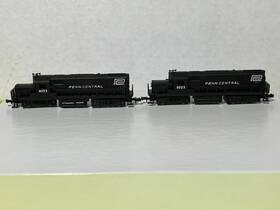 C-420 Mrc 6986 2 Penn Central Alco Dummy Diesels 8023 No Label Vintage N C-420 Mrc 6986 2 Penn Central Alco Dummy Diesels 8023 No Label Vintage N