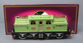 10-1022 Mth Standard Gauge 408e Apple Green Electric Locomotive Ln/box