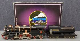 10-1060 Mth Std Gauge Nyc Tinplate 400e Steam Locomotive And Tender With Ps1 Ex/box