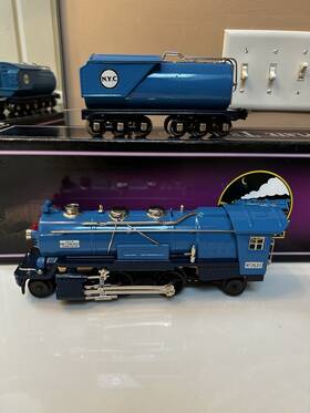10-1062-0 Mth 10-1063-1 O Gauge Tinplate Blue With Nickel 263e Steam Loco /tender Comet