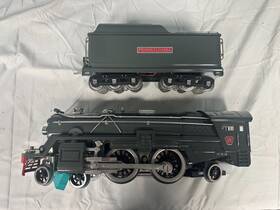 10-1091-0 Mth #392e Gray Tinplate Traditions Steam Engine Traditional Version
