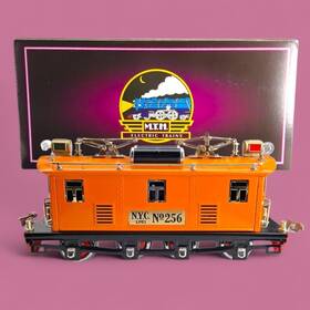 10-3025-1 Mth O Gauge Tinplate Orange No. 256 Electric Locomotive Ps.2