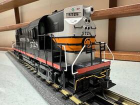 20-20097-1 Mth Rs 11 High Hood Diesel Engine Southern Pacific O 2/3 Rail Used