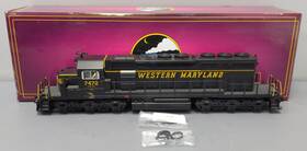 20-20244-1 Mth O Western Maryland Sd40-2 Diesel Engine With Ps3 #7472 Ln/box