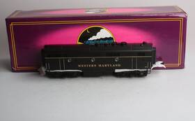 20-2091-0 Mth Western Maryland Emd F-3 Non-powered B-unit Diesel Engine #406 Ln