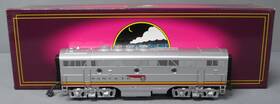 20-2151b Mth O Gauge Santa Fe Emd F-3 Non-powered B-unit Diesel Ln/box