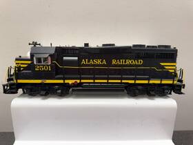 20-21550-1 Mth O Gauge Alaska 2501 Gp35 Low Hood Diesel Loco With Ps-3 And Ob - Ec