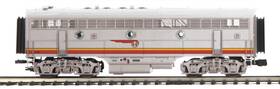 20-21586-3 Mth O Santa Fe Non-powered F-3 B-unit Diesel Engine #29 Ln/box