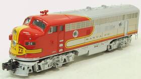 Mth 20-21587-1 Used Santa Fe F3 A Unit #24 Ps3 With Box