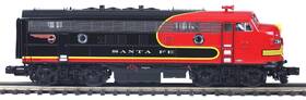 20-21838-1 Mth Santa Fe Black Bonnet Premier F-7 A Unit Diesel Engine With Proto-sound 3.0