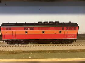 20-2199-3 Mth Southern Pacific F-3 B-unit Dummy Diesel Engine 8081