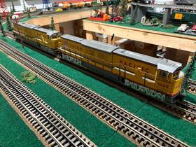 20-2252-1 Mth Union Pacific Up U50c Diesel Engine Ps2 Bcr And Matching Dummy