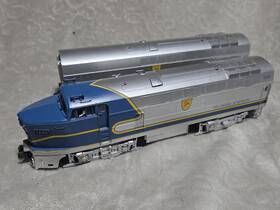 20-2292-1 Mth O Delaware And Hudson Sharknose Ab Diesel Engine Set With Ps2 #1205 Ln