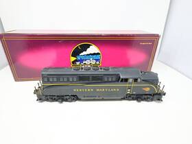 20-2689-1 Mth Used Premier O Bl-2 Diesel Loco Western Maryland #81 Ps3