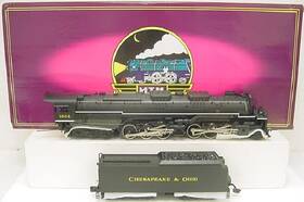 20-3017-1 Mth O C&o 2-6-6-6 H-8 Allegheny Steam Locomotive And Tender With Ps1 #1604