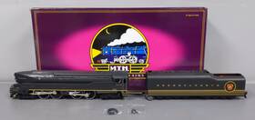 20-3043-1 Mth O Prr 4-4-4-4 T-1 Duplex Steam Locomotive And Tender With Ps1 #6110 Ex