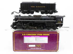 20-3066-1 Mth O Gauge 3-rail Pm Pere Marquette 2-8-4 Steam Loco #1225 With Sound