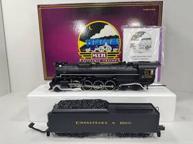 20-3186-1 Mth C&o 2-8-4 K-4 Kanawha Steam Engine #2705 Ps 2.0 Bcr Nib