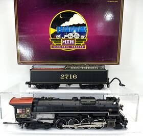 20-3188-1 Mth Premier Southern 2-8-4 Kanawha Steam Ps.2 O Gauge Used #2716 3v