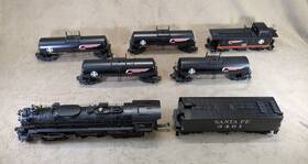 20-3475-1 Mth Santa Fe 4-6-4 Steam Locomotive And Tender K-line Tanks 1909 Caboose
