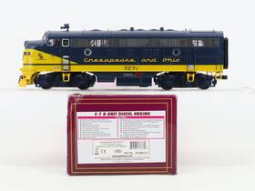 22-20611-2 Mth O Scale 2-rail C&o Chesapeake And Ohio F7a Diesel #7071 Wdcc/dcs