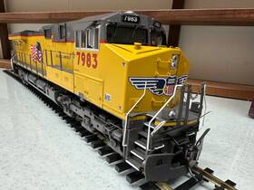 22-207836-2 Mth 22-20736-2 Es 44ac Diesel Engine Union Pacific #7983 2 Rail O Ln
