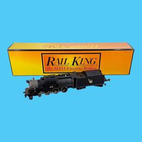 30-1141-1 Mth O Gauge Jersey Central 4-6-0 Camelback Engine And Tender With Ps1 #631