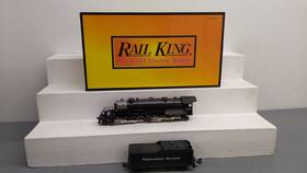 30-1157-1 Mth O Gauge Np 2-8-8-2 Mallet Steam Locomotive And Tender With Ps1 #4502 Ex