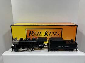 30-1217-1 Mth Railking Texas And Pacific 0-6-0 Steam Engine #470 Ps 2.0 Bcr Lnib