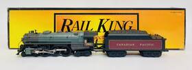 30-1358-1 Mth Railking Canadian Pacific 4-6-4 Hudson Steam Engine With Ps2 Ln