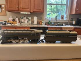 30-1443-1 Mth Nyc 4-6-4 Dreyfuss Steam Locomotive And Tender With Ps2 #5448 Ln/box